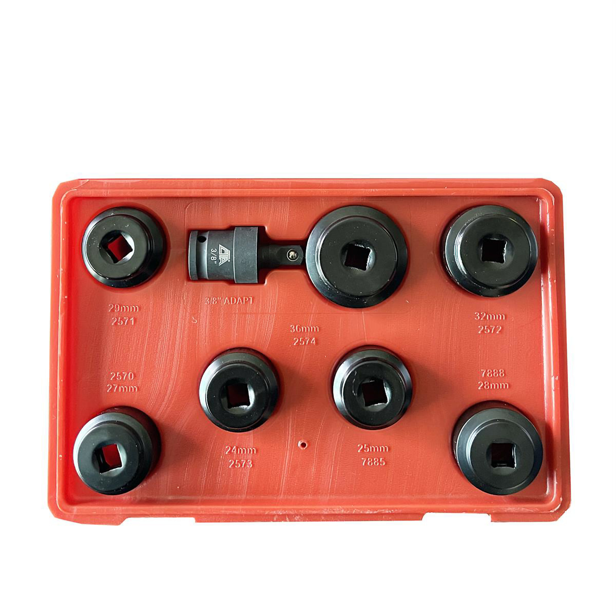 CTA Manufacturing Low-Profile Oil Filter Socket Set — 8-Piece, Model# CTA7440